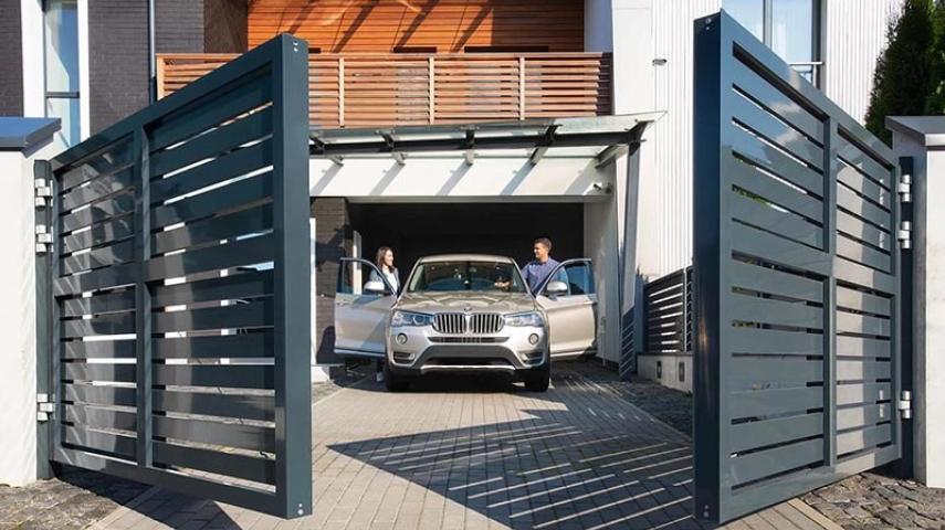 распашные ворота в Усть-Лабинске